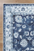 Load image into Gallery viewer, Wedgewood Blue Vintage Area Rug in a side facing
