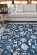 Load image into Gallery viewer, Wedgewood Blue Vintage Area Rug in a room
