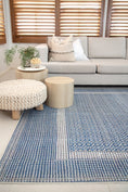 Load image into Gallery viewer, Capri Blue Area Rug Drawing room
