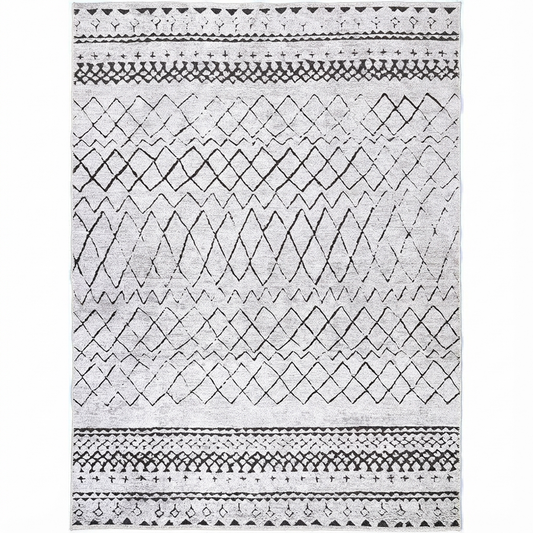 Alma Scandi Moroccan in Silver Rug