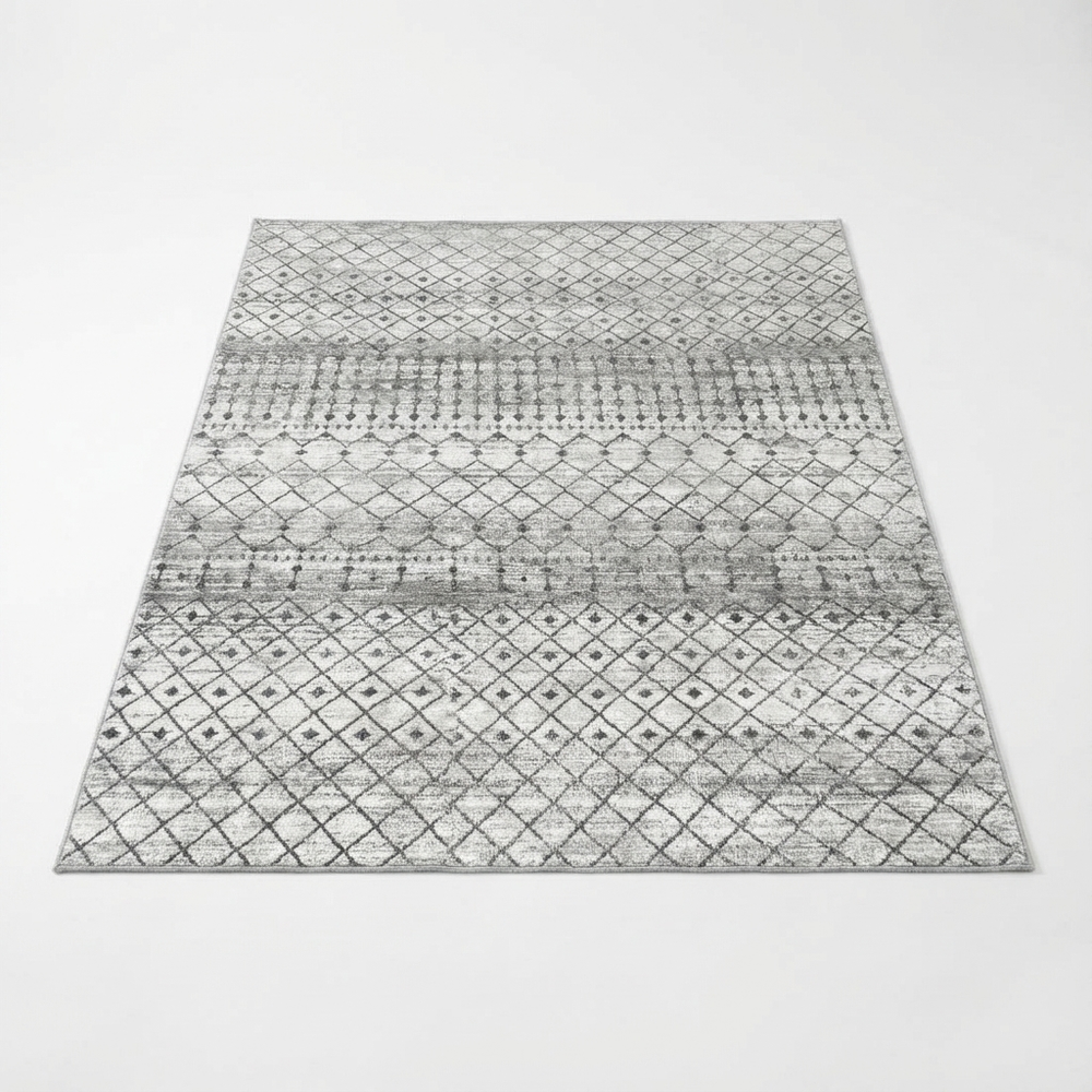 Andre Shell Rug Andre Machine Washable in Grey Rug – The Rug Collective™