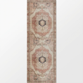 Load image into Gallery viewer, Carmine Vintage Farmhouse Charm in Orange : Runner Rug
