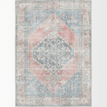 Load image into Gallery viewer, Celine Machine Washable in Blue Rug
