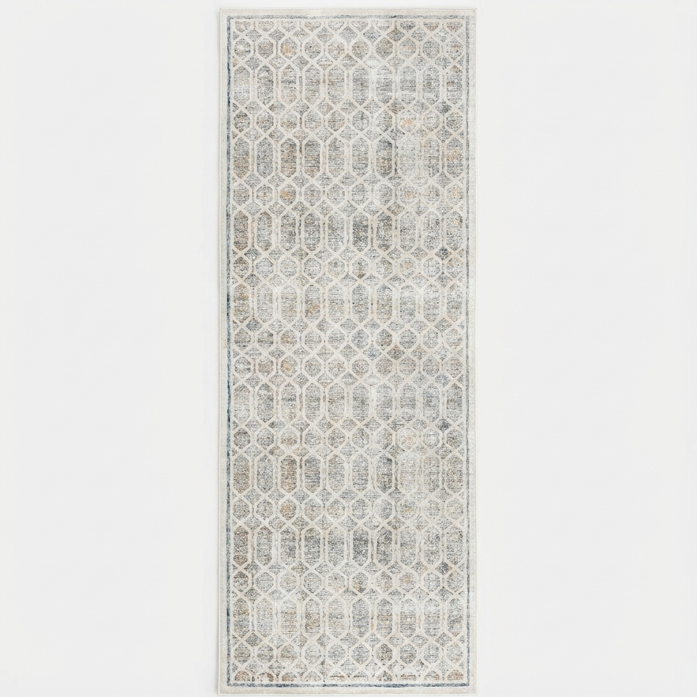 Chantilly Lace Machine Washable in Multicolor : Runner Rug