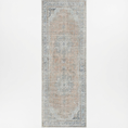 Load image into Gallery viewer, Distressed Vintage Oxus Desert in Grey : Runner Rug
