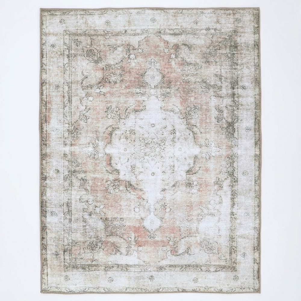 Esme Machine Washable in Beige Rug