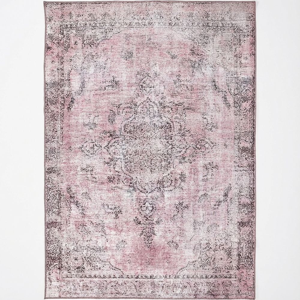 Germain Medallion Design in Pink Rug