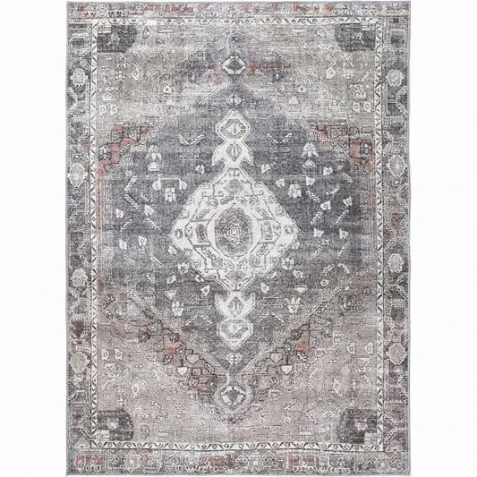 Jules Machine Washable in Grey Rug