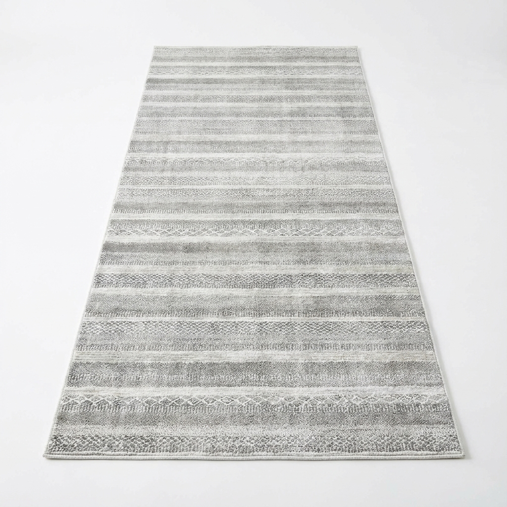 Kalahari Shadows Ash in Grey : Runner Rug