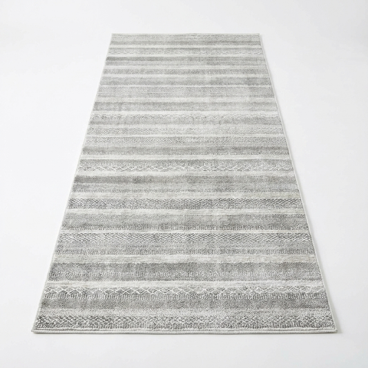 Kalahari Shadows Ash in Grey : Runner Rug