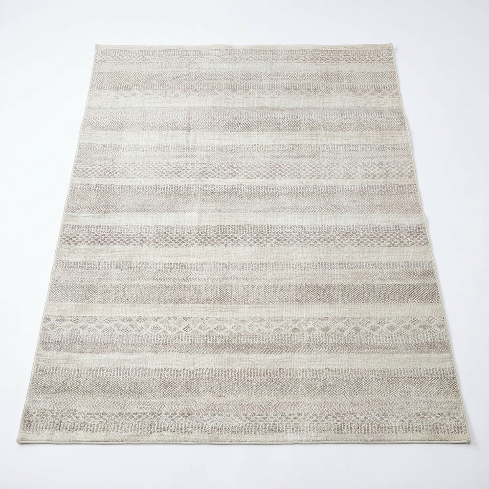 Mojave Lines Desert in Beige Rug