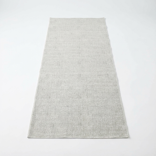 Urban Cobblestone Solid in Grey : Runner Rug
