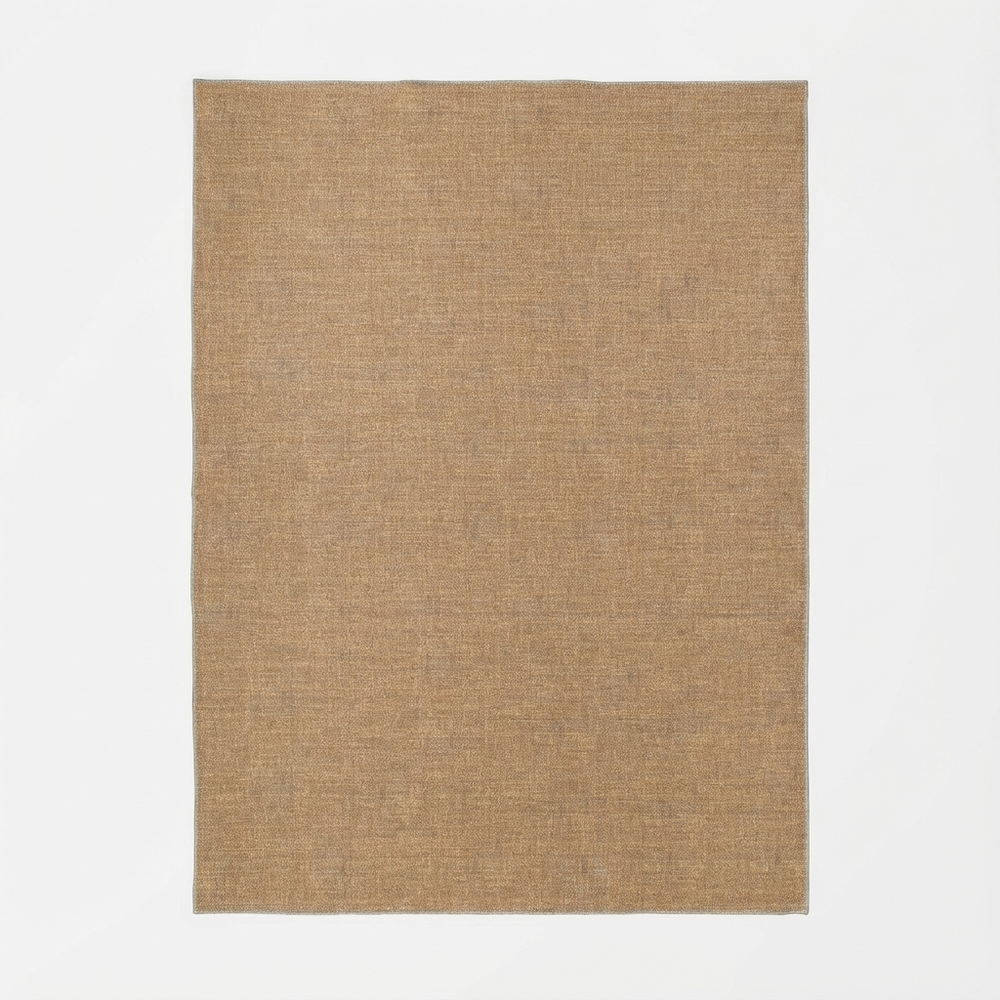 Urban Mustard Abstract Solid in Brown Rug