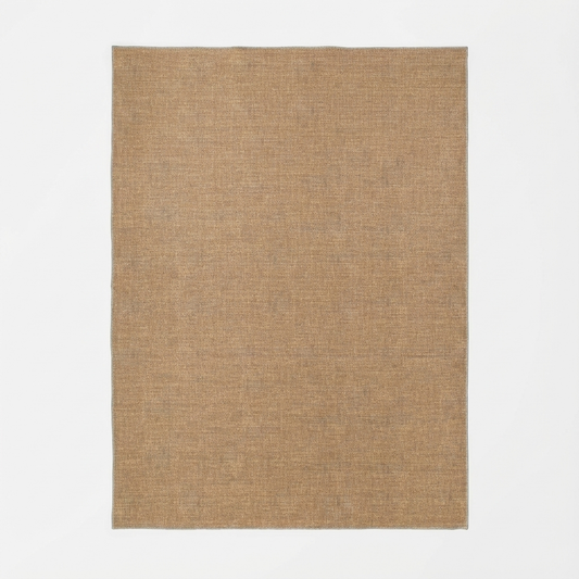 Urban Mustard Abstract Solid in Brown Rug
