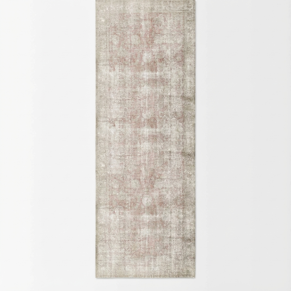 Vintage Adeline Modern in Beige : Runner Rug