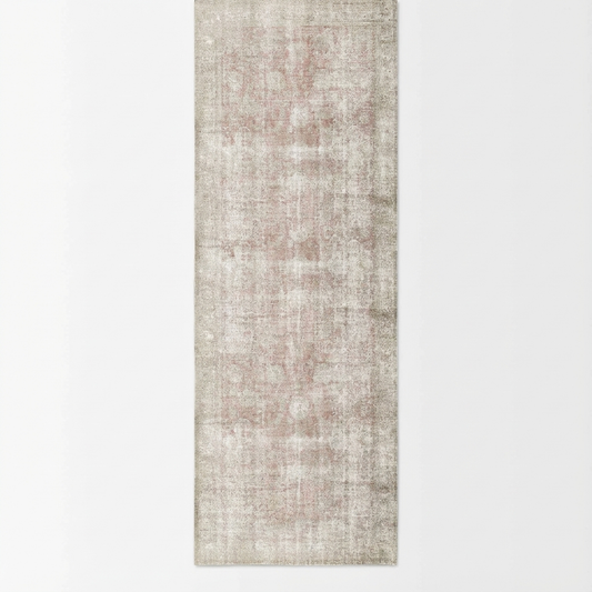 Vintage Adeline Modern in Beige : Runner Rug