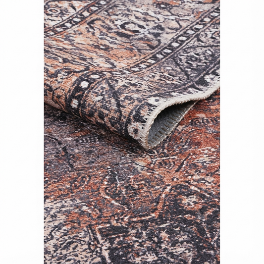 Vintage Tanner Elegance in Natural : Round Rug