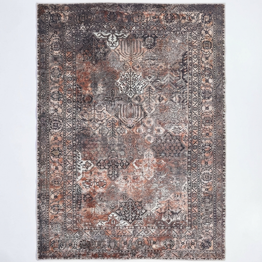 Vintage Tanner Elegance in Natural Rug
