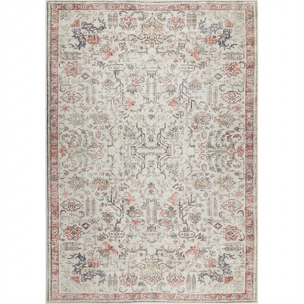 Vintage Wreath Multi Rug