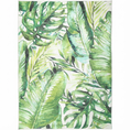 Load image into Gallery viewer, Wild Borneo Gorgeous Leaf Design in Green Rug
