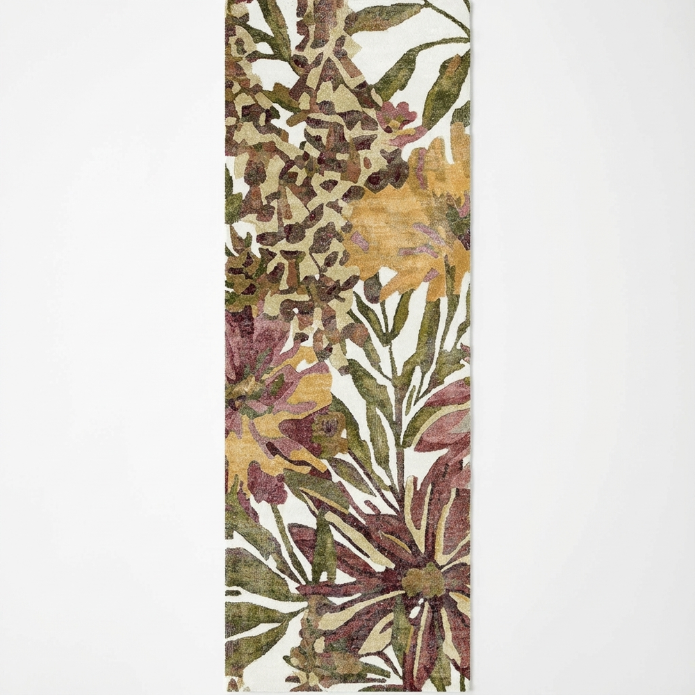 Wildflower Beautiful Combination in Multicolor : Runner Rug