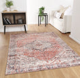 Load image into Gallery viewer, Jezebel Machine Washable Rug in Likving Room
