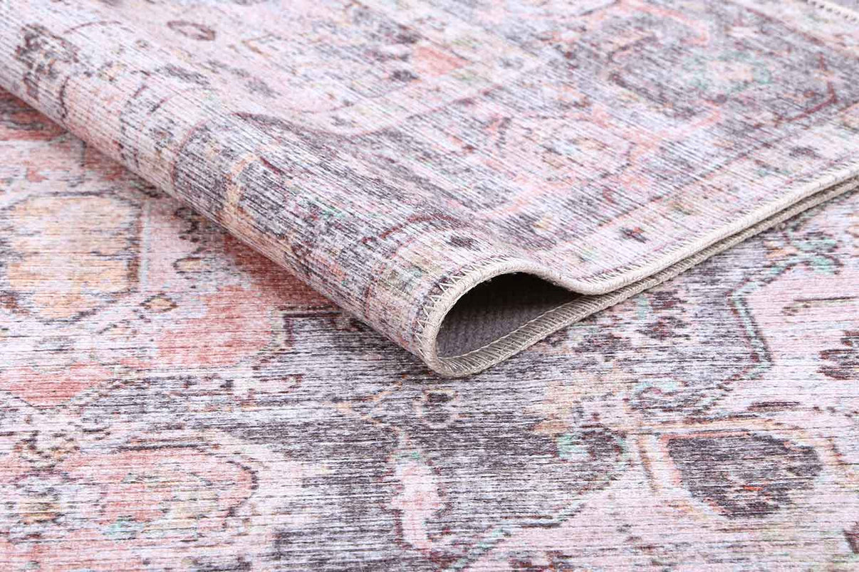 Hugo Machine Washable in Grey & Beige Rug – The Rug Collective™