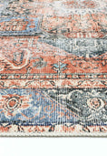 Load image into Gallery viewer, Distressed Vintage Cezanne Terracotta Sky Area Rug zoomed
