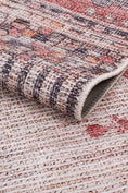 Load image into Gallery viewer, Amira Moroccan Dusk Rug on fold
