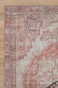 Load image into Gallery viewer, Carmine Vintage Rust Rug side view
