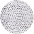 Load image into Gallery viewer, Alma Scandi Silver Round Rug
