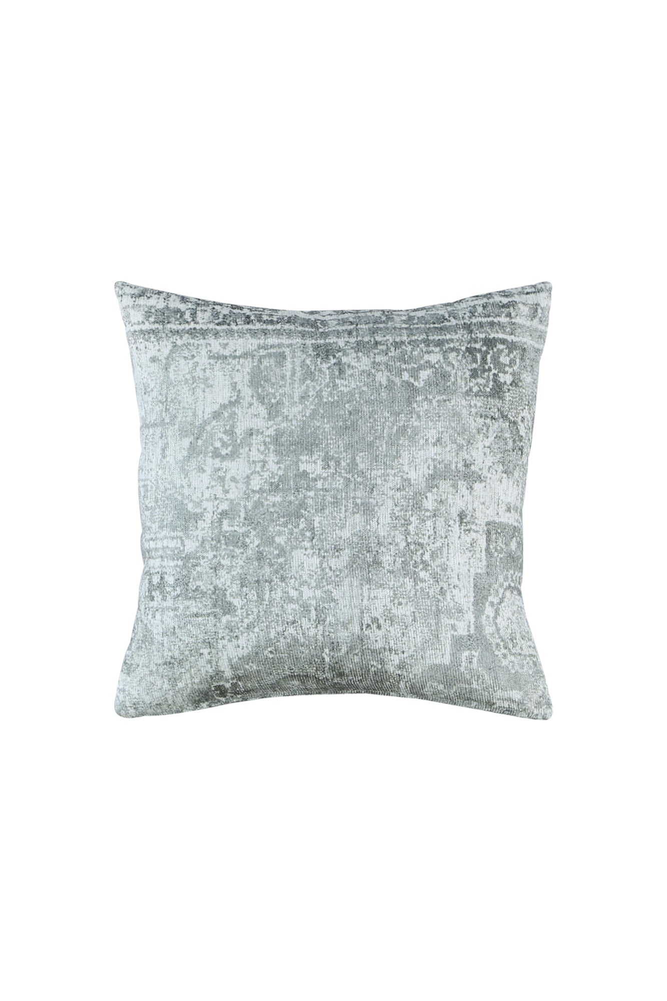 Distressed Vintage Chilaz Grey Pillow