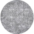 Load image into Gallery viewer, Contemporary Lauro Grey Round Rug
