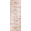 Senlis Sunset Mandarin Orange & Pink : Runner Rug