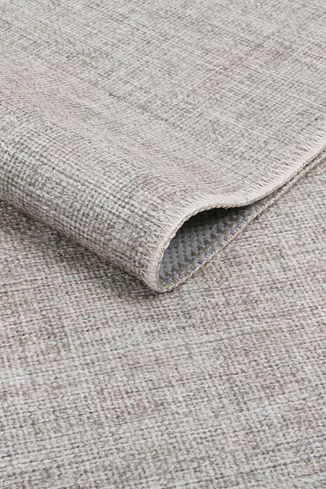 Urban Linen Solid Area Rug Foldable
