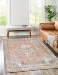 Load image into Gallery viewer, Remy Machine Washable Rug in living room
