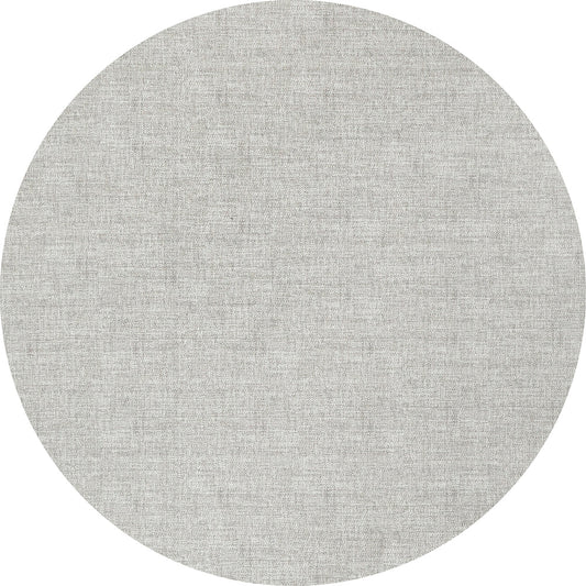 Urban Linen Solid Round Rug on front