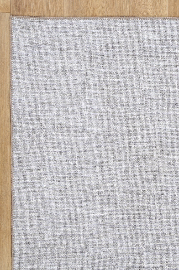 Urban Zinc Solid Area Rug Side View